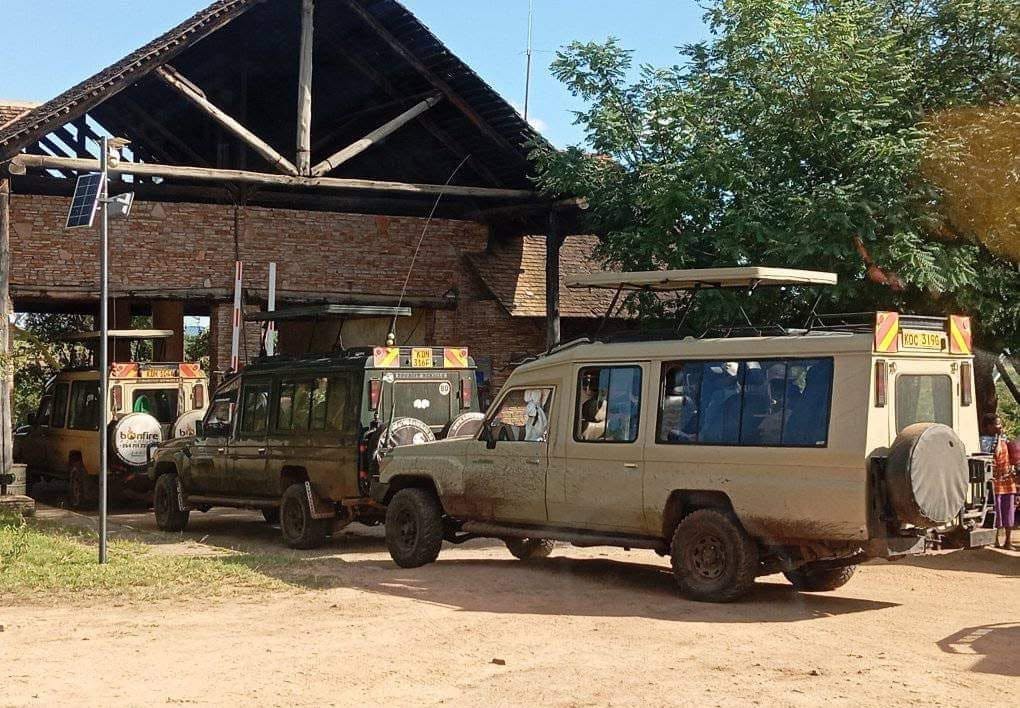 Four wheel drive safari jeeps