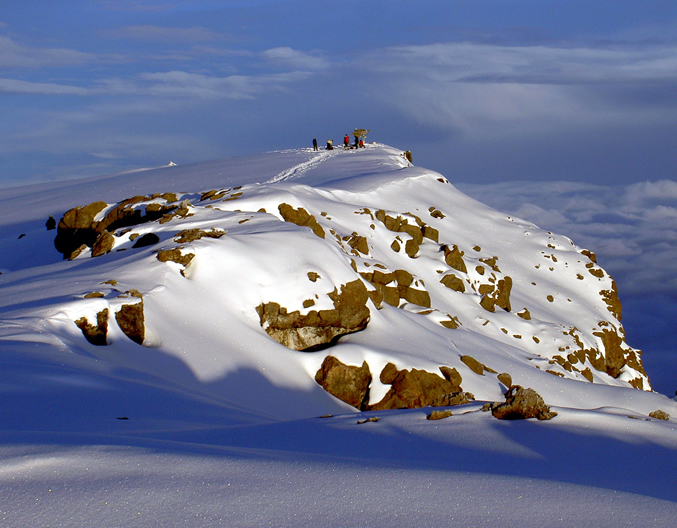 Uhuru Peak on Mount Kilimanjaro