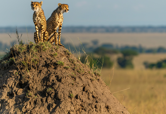 Cheetah on the Masai Mara plains