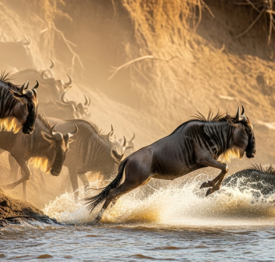 Lion pride in Masai Mara National Reserve